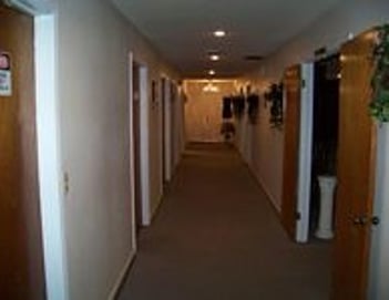 Interior shot of Arthur J Mack Funeral Home