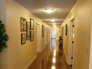 Interior shot of North Brevard Funeral Home