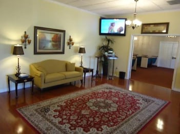 Interior shot of North Brevard Funeral Home