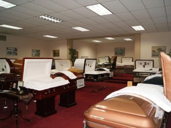 Interior shot of Welch Ryce Haider Funeral Chapels