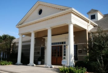 Exterior shot of Hampton Vaughan Funeral Home