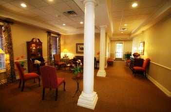 Interior shot of Hampton Vaughan Funeral Home