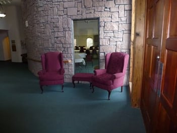 Interior shot of Lassila Funeral Chapels