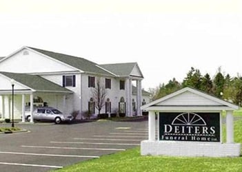 Exterior shot of Deiters Funeral Home