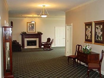 Interior shot of Deiters Funeral Home