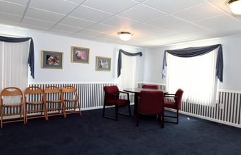 Interior shot of Hurley Funeral Home