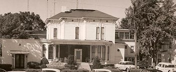 Exterior shot of Hughey Funeral Home