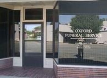 Exterior shot of Oxford Funeral Service