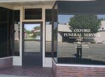 Exterior shot of Oxford Funeral Service