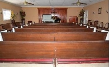 Interior shot of La Paz Funeral Home