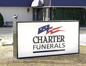 Exterior shot of Charter Funerals