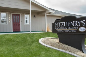 Exterior shot of Fitz Henry's Funeral Home