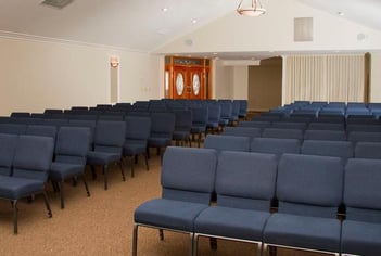 Interior shot of Fitz Henry's Funeral Home