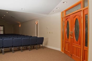 Interior shot of Fitz Henry's Funeral Home