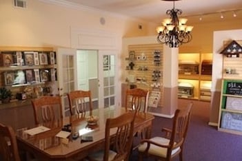 Interior shot of Douglass Family Mortuary