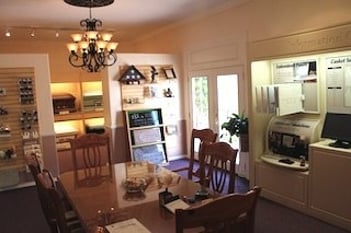 Interior shot of Douglass Family Mortuary