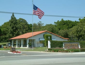 Exterior shot of Loma Vista Memorial Park