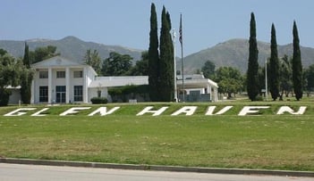 Exterior shot of Glen Haven Memorial Park