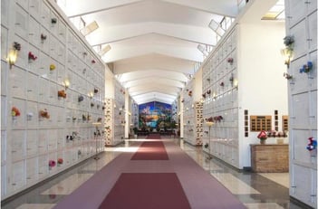 Interior shot of Pomona Valley Memorial Park