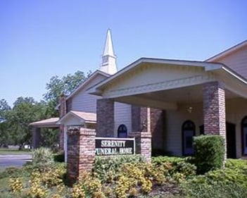 Exterior shot of Serenity Memorial Gardens