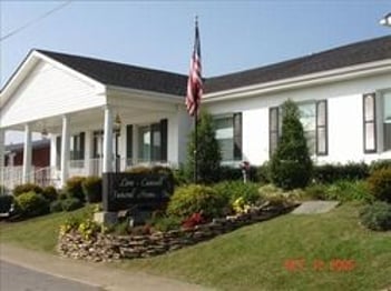 Exterior shot of Lovecantrell Funeral Home