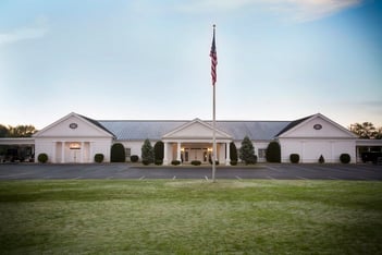 Exterior shot of Woodfin Funeral Chapel