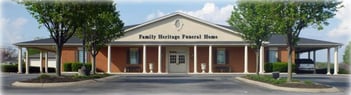 Exterior shot of Family Heritage Funeral Home