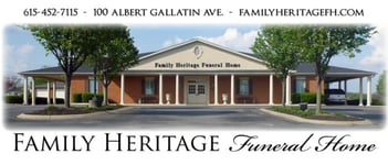 Exterior shot of Family Heritage Funeral Home