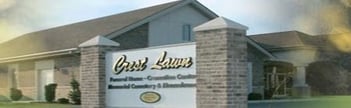 Exterior shot of Crest Lawn Memorial Cemetery