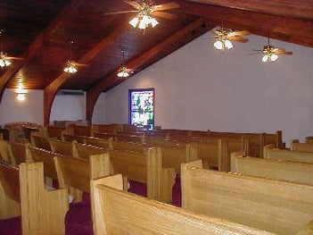 Interior shot of Rominger Funeral Home