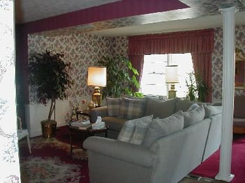 Interior shot of Rominger Funeral Home