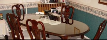 Interior shot of  Eberle Fisher Funeral Home