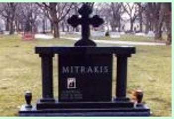 Exterior shot of Elmwood Cemetery Memorials