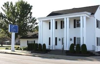 Exterior shot of Palmer Funeral Homes