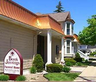 Exterior shot of Borek Jennings Funeral Home & Cremation Service