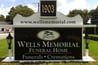 Exterior shot of Wells Memorial Funeral Home