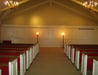 Interior shot of Cornwell Colonial Chapel