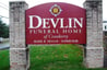 Exterior shot of Devlin Funeral Home