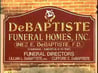 Exterior shot of DE Baptiste Funeral Homes Incorporated