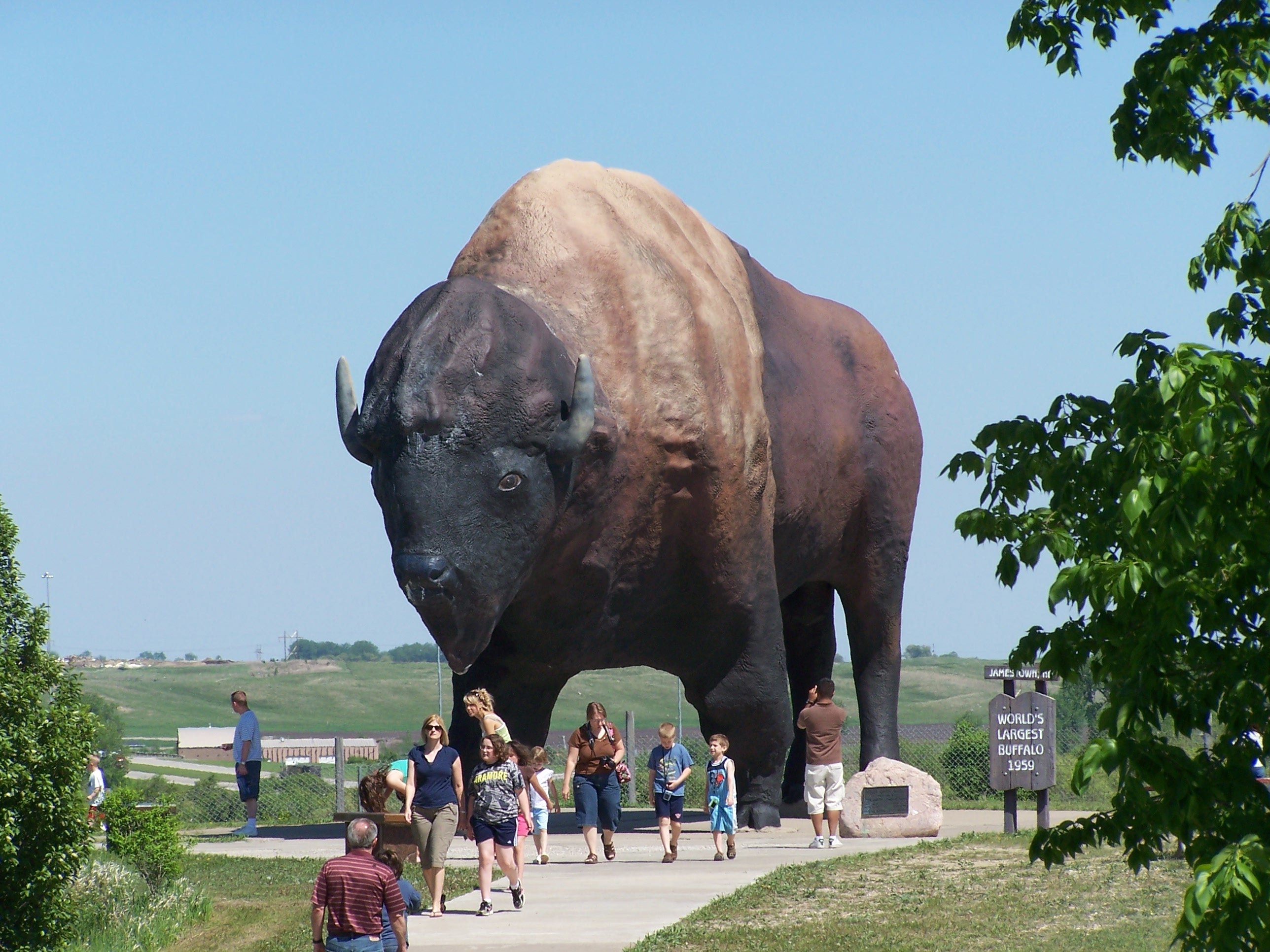Большой огромный великий. Северная Дакота достопримечательности. Статуя бизона в Северной Дакоте. Гигантский буйвол. Гигантский Бизон.